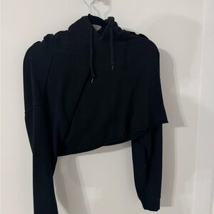 Black cropped sweater